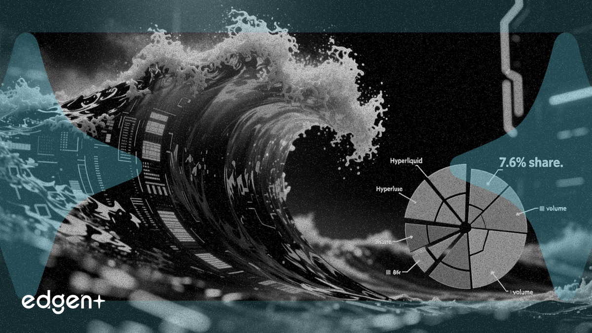 Hyperliquid captura el 7.6 % del volumen global de perpetuos en exchanges por primera vez
