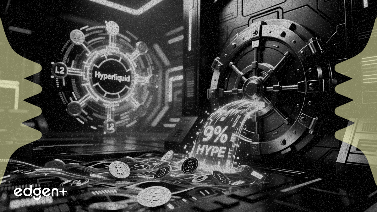 Hyperliquid lidera las entradas en L2 mientras las tesorerías absorben el 9% del capital flotante de HYPE