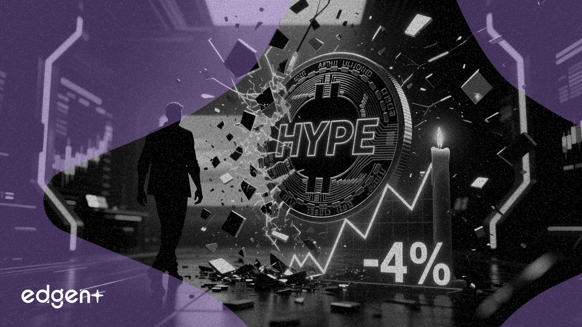 Hyperliquid 的 HYPE 幣在 Arthur Hayes 清倉後下跌 4%