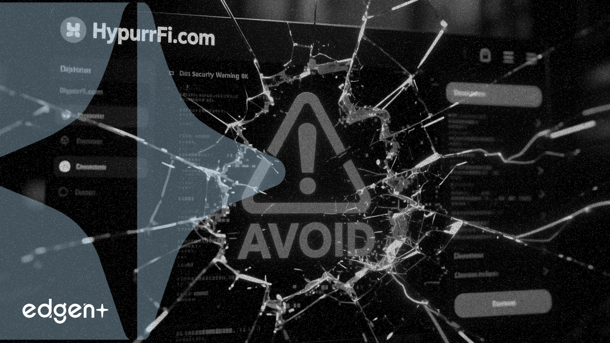 HypurrFi 警告域名劫持風險，敦促用戶避開借貸協議