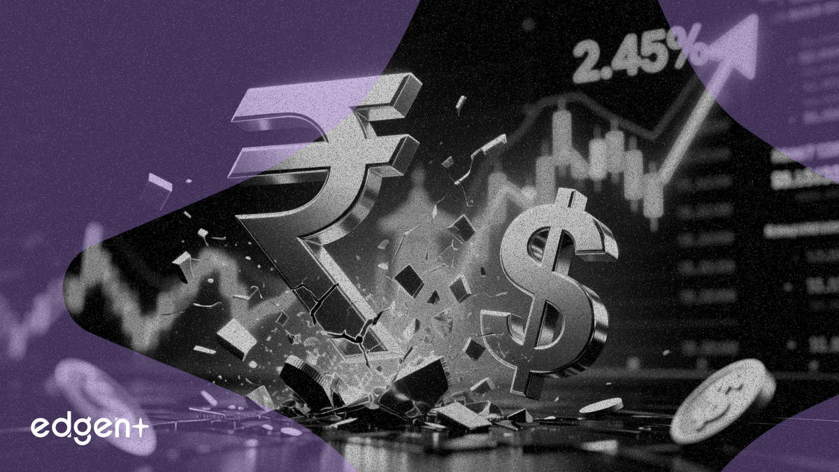 인도 중앙은행(RBI) 개입으로 루피화 가치 달러 대비 2.45% 급등