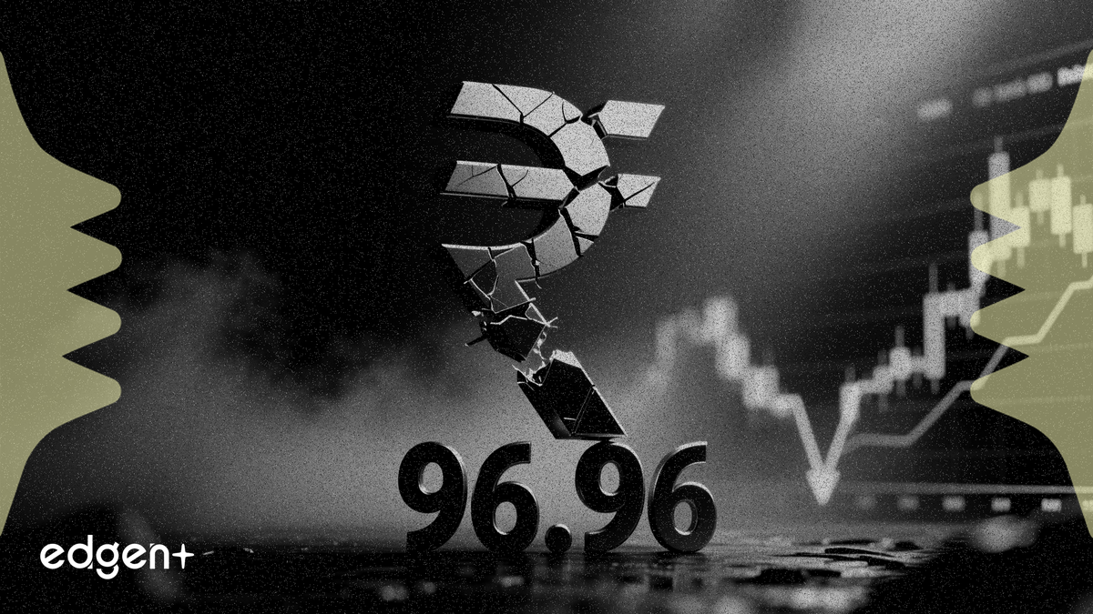 인도 루피화 96.96 저점 기록 후 인도 중앙은행 총재 '저평가' 가능성 언급