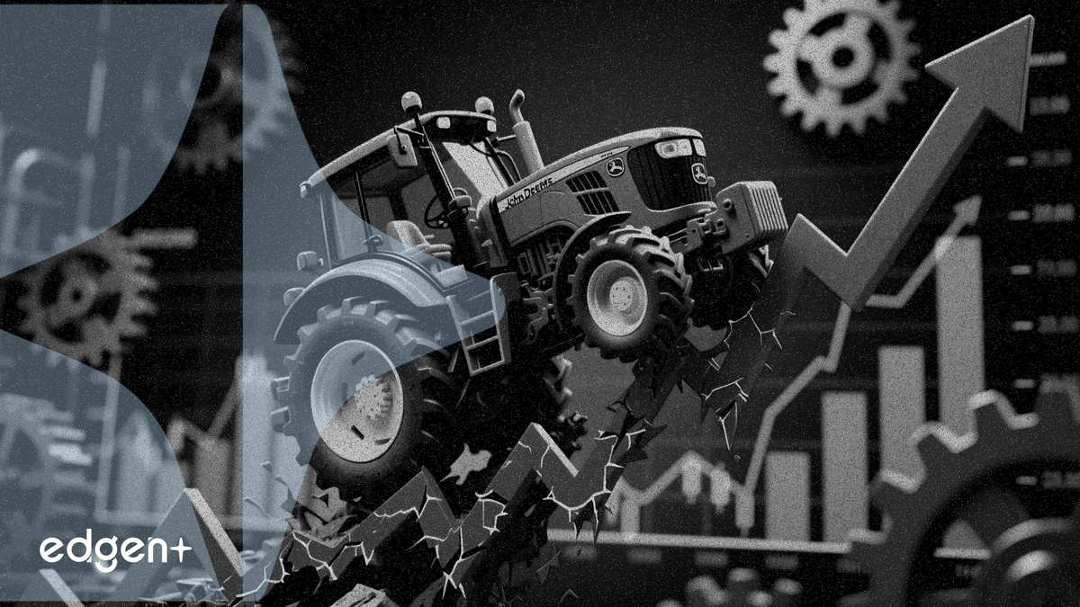 産業株は乖離、アナリストがディア社のバリュエーションリスクを指摘