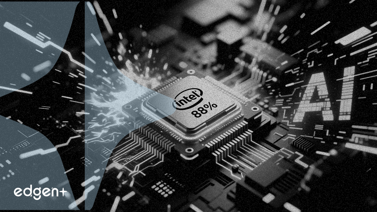 英特尔股价飙升 88%，但其 AI 战略面临两线作战