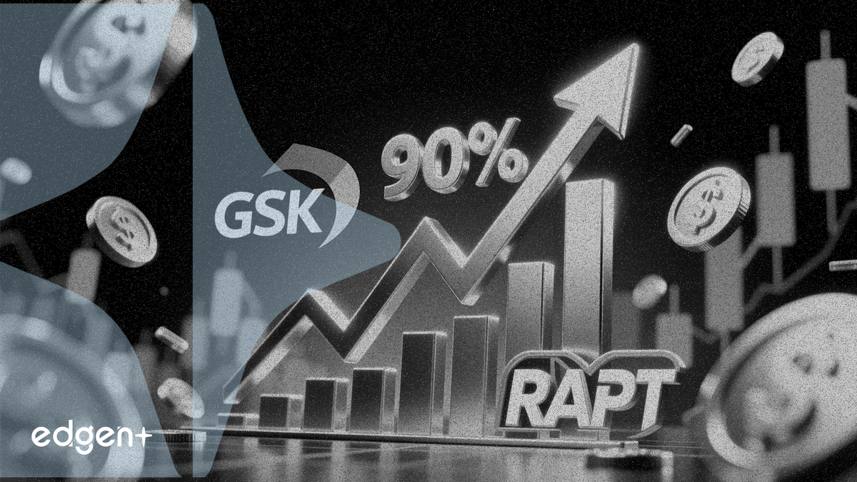 Yatırımcılar GSK'nın RAPT'ı Hisse Başına 58 Dolara Satın Almasında %90 Kar Elde Etti