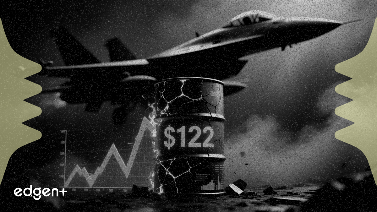 이란 전투기 격추 주장, 유가 122달러로 급등 촉발