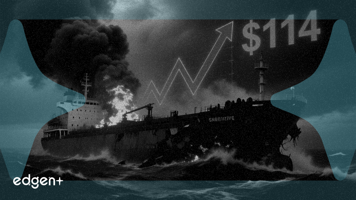 伊朗襲擊兩艘船隻，油價突破每桶 114 美元