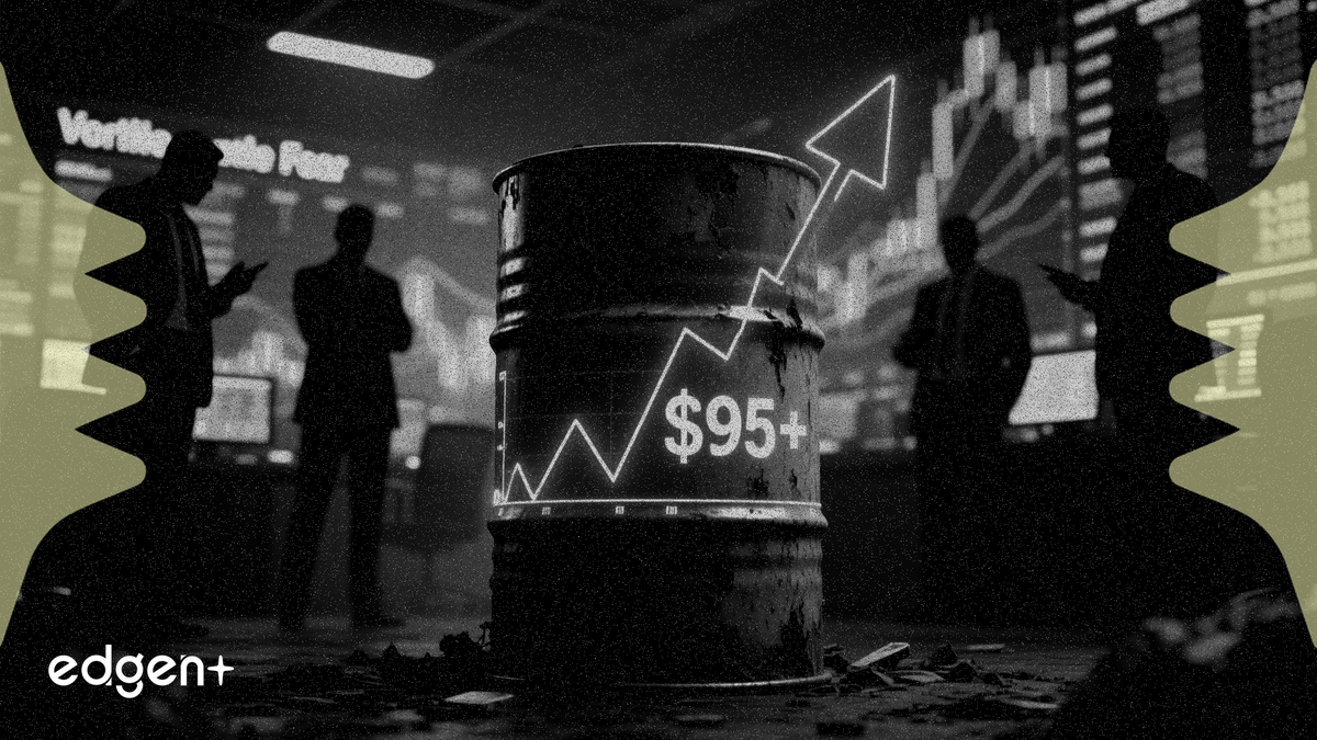 Iran War Fears Push Oil Over $95 as Traders Place $1 Billion in Bets