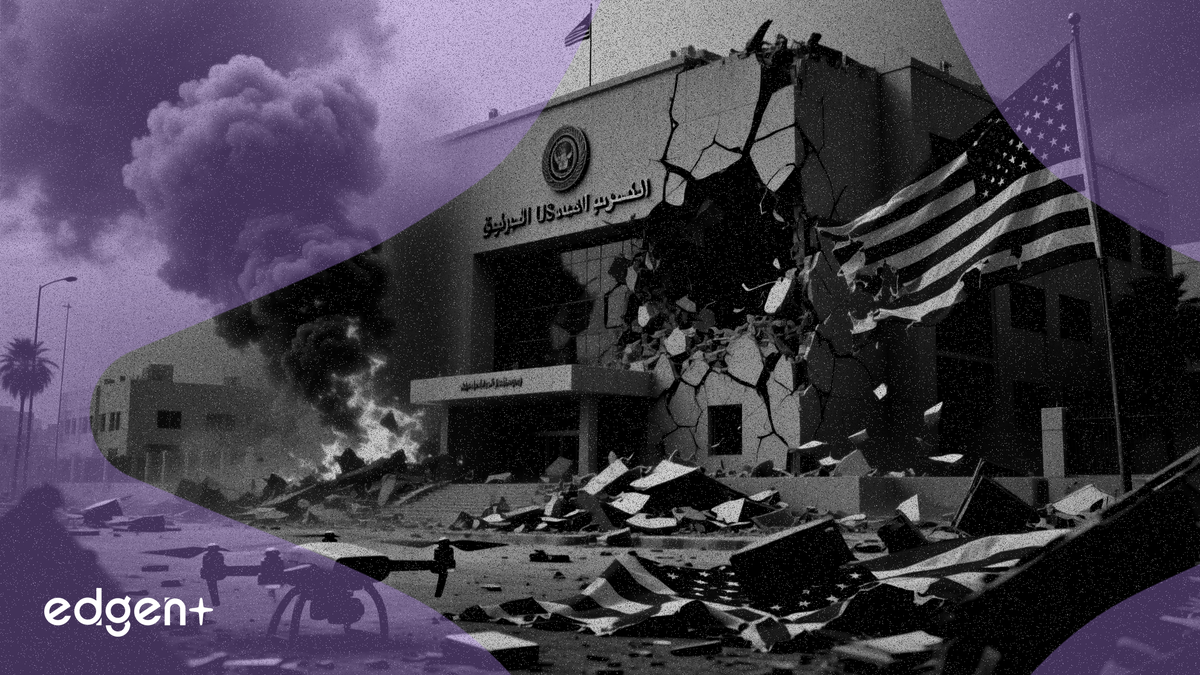 イランのドローンがリヤドの米国大使館を攻撃、深刻な被害が発生