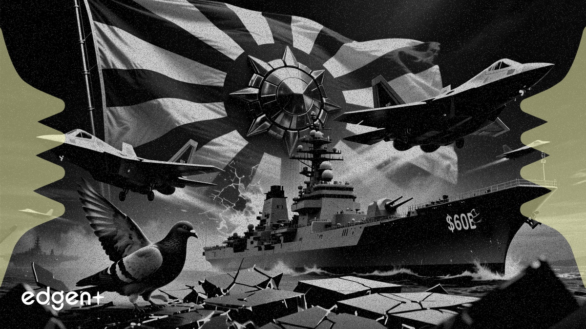 日本瞄準600億美元防衛預算，終結80年和平主義立場