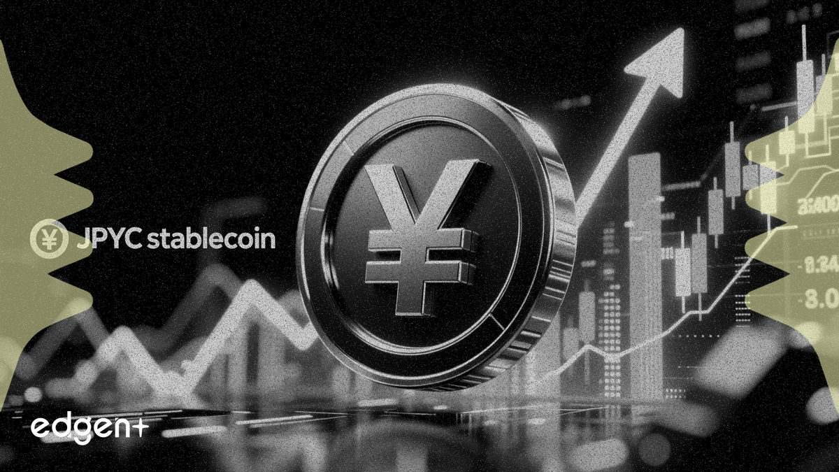日本穩定幣發行商 JPYC 完成 1,762 萬美元 B+ 輪融資
