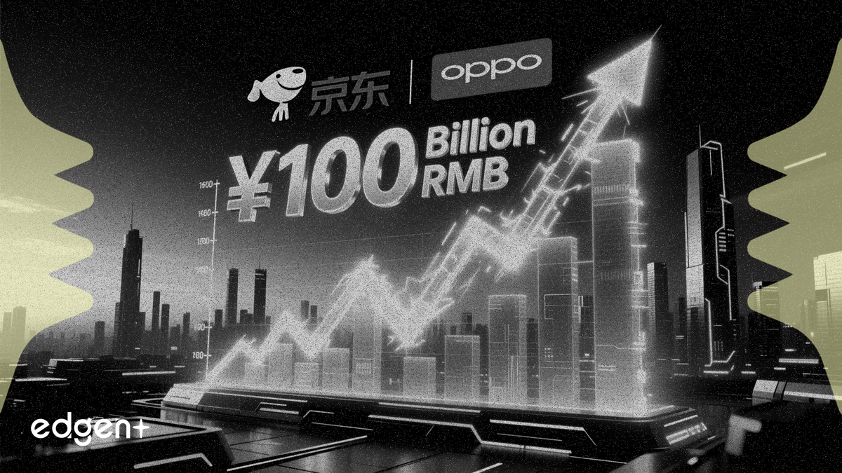 JD.com signe un accord avec OPPO pour un objectif de ventes de 100 milliards de yuans