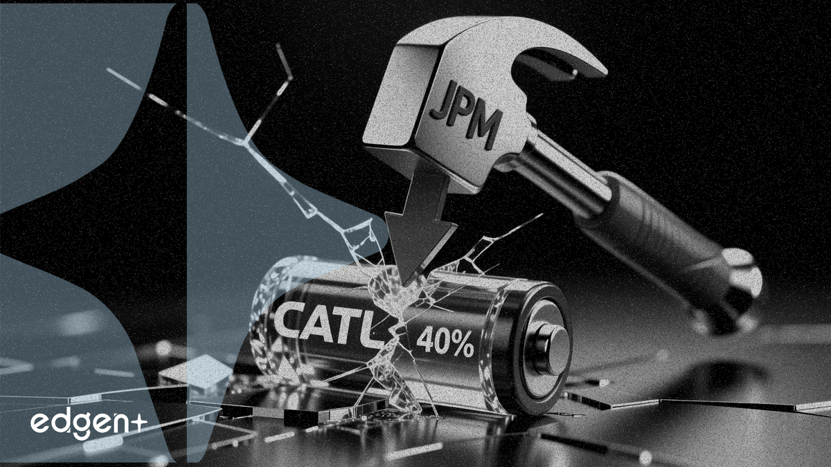 JP Morgan Downgrades CATL to Neutral Citing >40% Valuation Premium