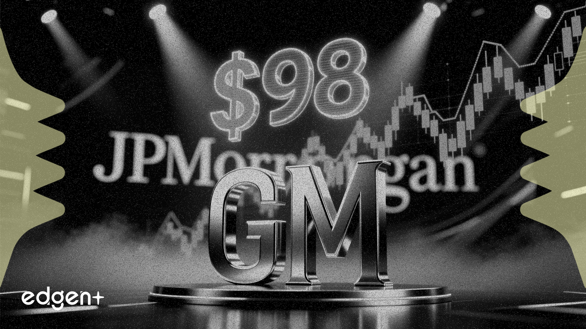 JPMorgan lần đầu tiên bắt đầu theo dõi cổ phiếu General Motors (GM), xếp hạng 'Tăng tỷ trọng' và đặt mức giá mục tiêu là 98 USD.