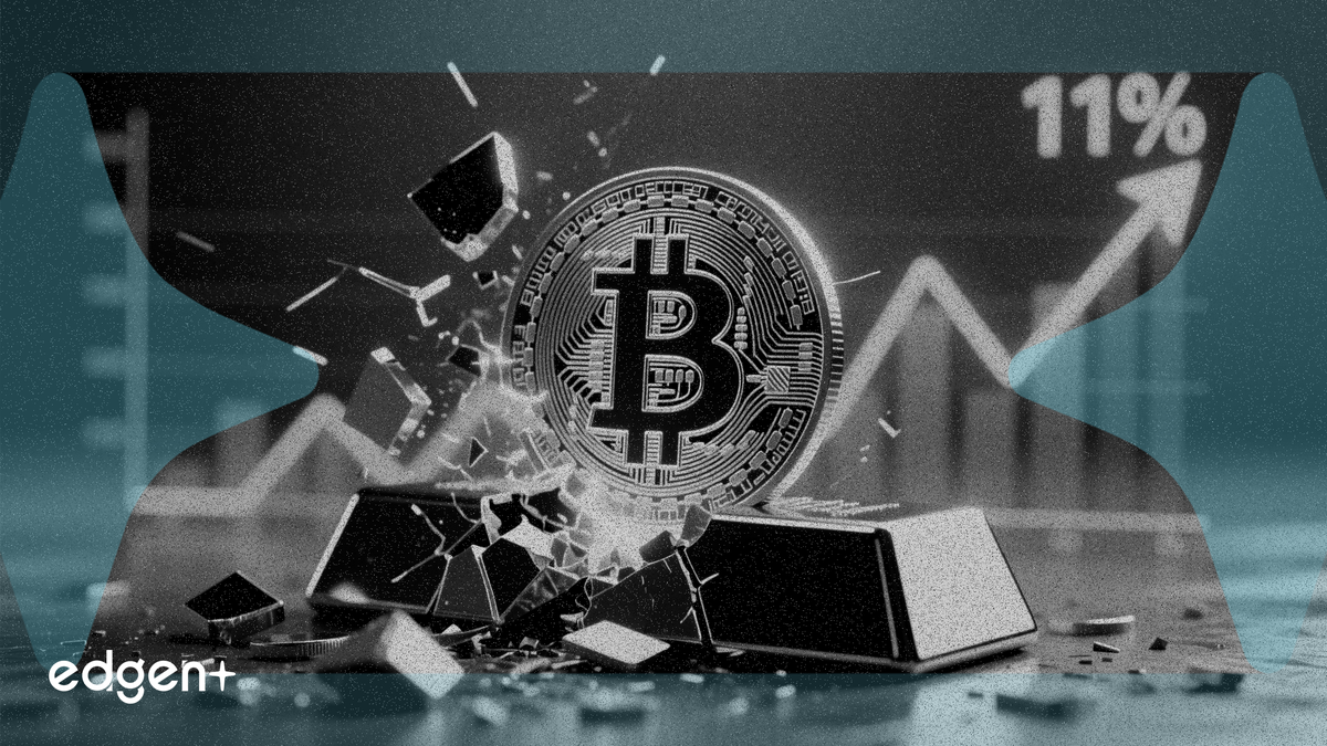 El 8 de mayo de 2026, el banco de inversión JPMorgan Chase declaró que el Bitcoin está siendo cada vez más favorecido sobre el oro como cobertura contra la devaluación de la moneda, señalando que el Bitcoin ganó casi un 11% mientras que el oro cayó alrededor de un 5% desde el inicio del conflicto en Irán.