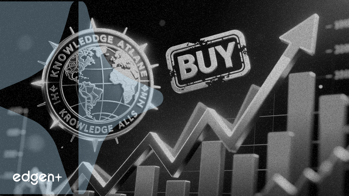 저상증권 '매수' 등급 부여 후 놀리지 아틀라스 12% 급등