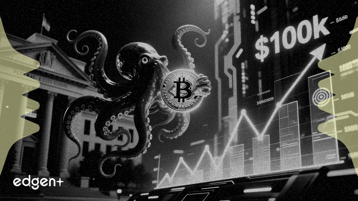 Kraken Wins Fed Approval as First US Crypto Bank, Sparking $100k Bitcoin Forecast