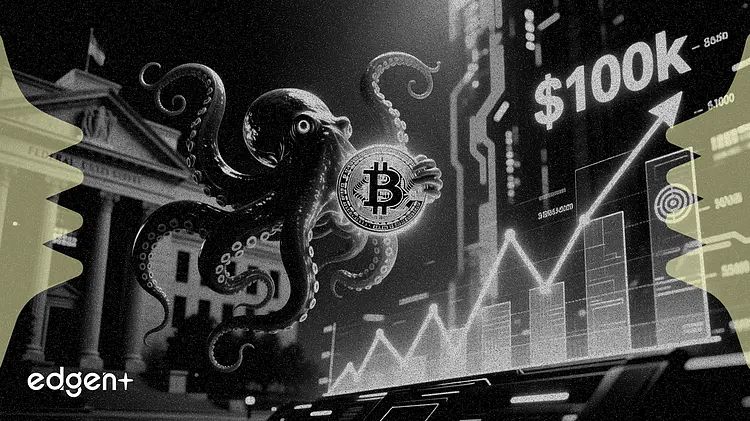 크라켄, 미 연준으로부터 미국 최초의 암호화폐 은행 승인 획득... 비트코인 10만 달러 전망 확산