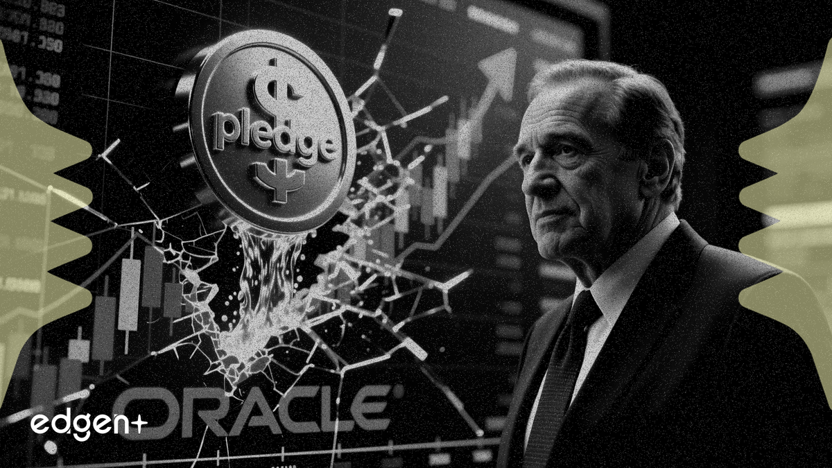 甲骨文股价暴跌 50%，拉里·埃里森质押 24% 净资产股权