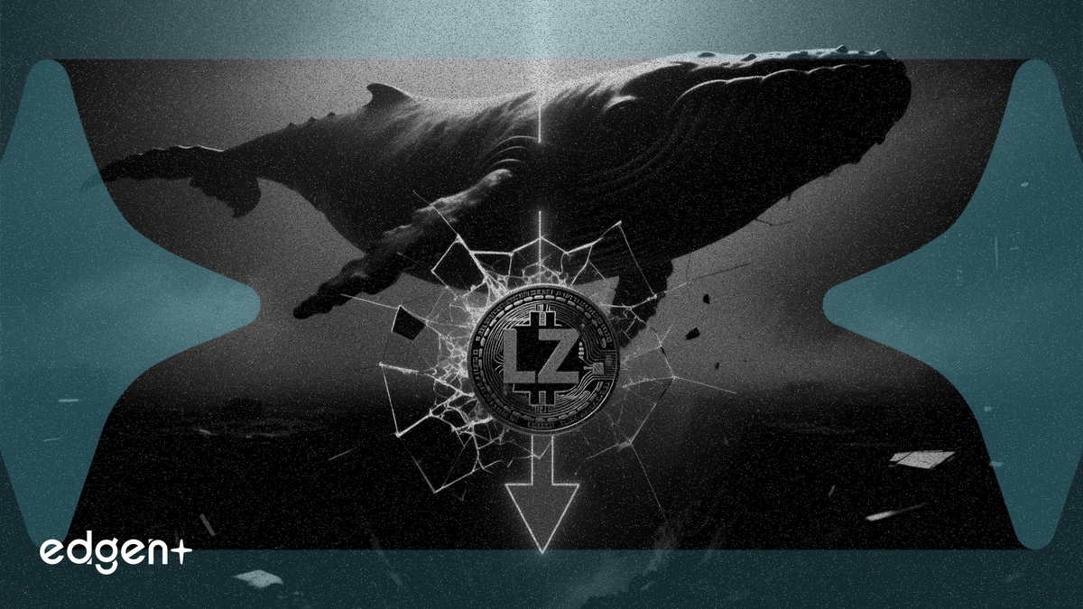 LayerZero 價格因大戶充值擔憂下跌 6% 至 1.35 美元