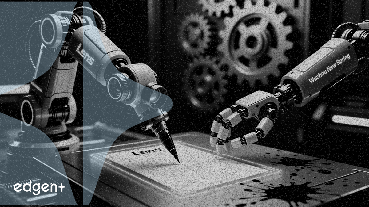 Lens Technology and Wuzhou New Spring signed a strategic cooperation agreement on March 31 to jointly develop next-generation robots, focusing on core components and supply chain integration.