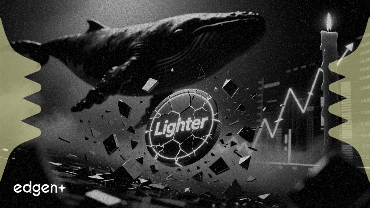 El token Lighter cae un 16% mientras la actividad de las ballenas indica una reversión de la tendencia