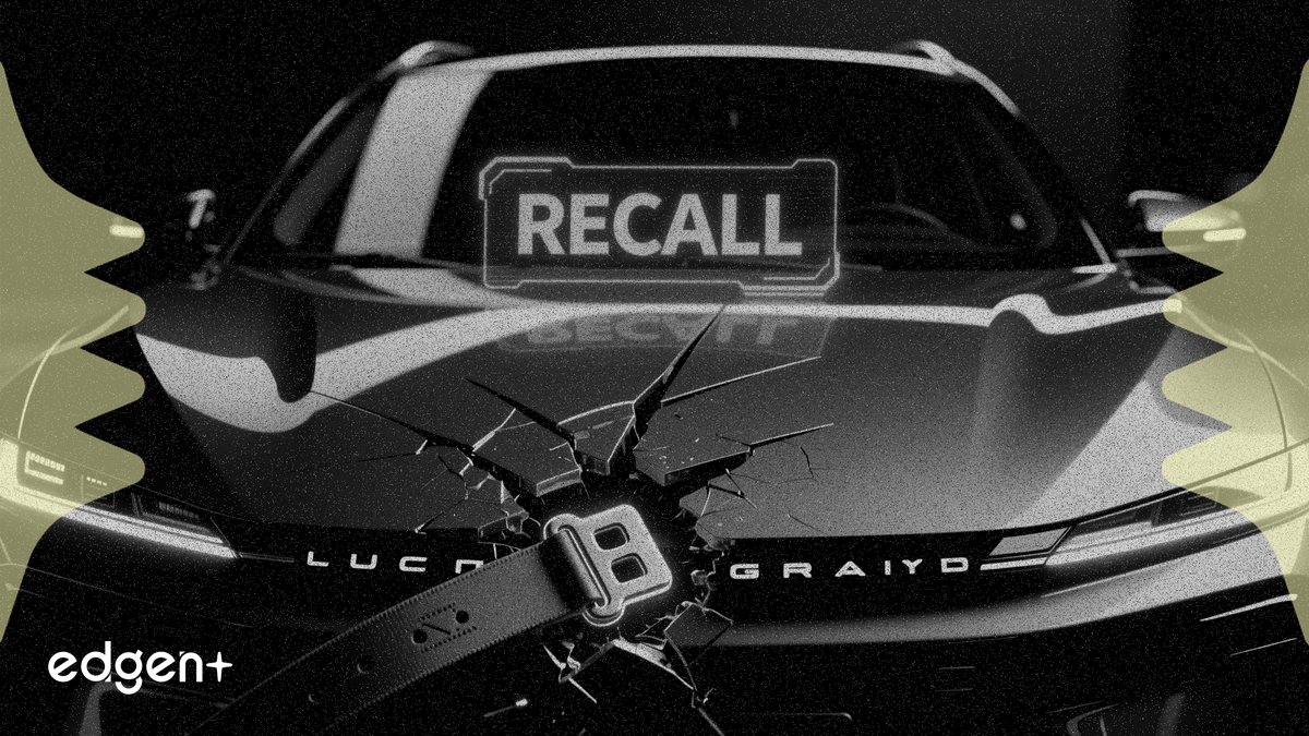 Lucid rappelle plus de 4 000 SUV Gravity en raison d'un défaut de soudure des ceintures de sécurité