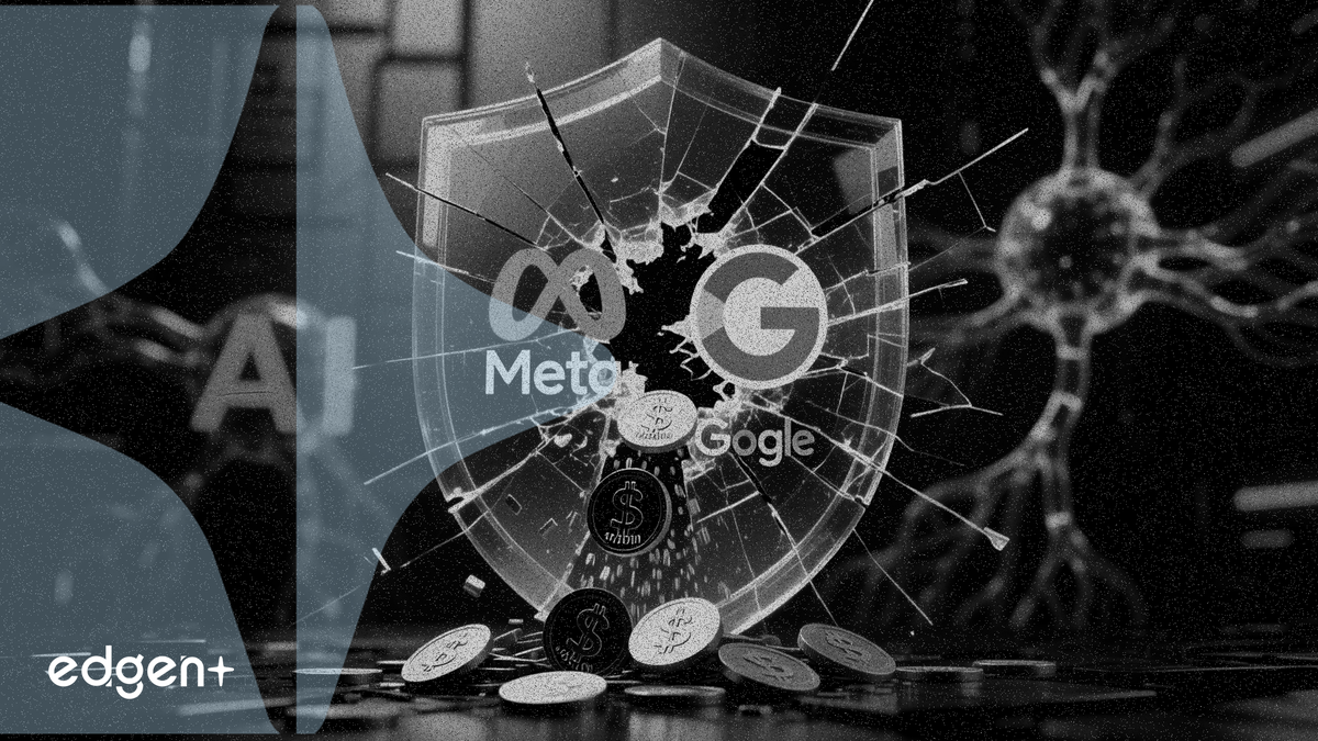 Meta 與 Google 面臨 4 億美元危機，人工智慧法律護盾開始動搖