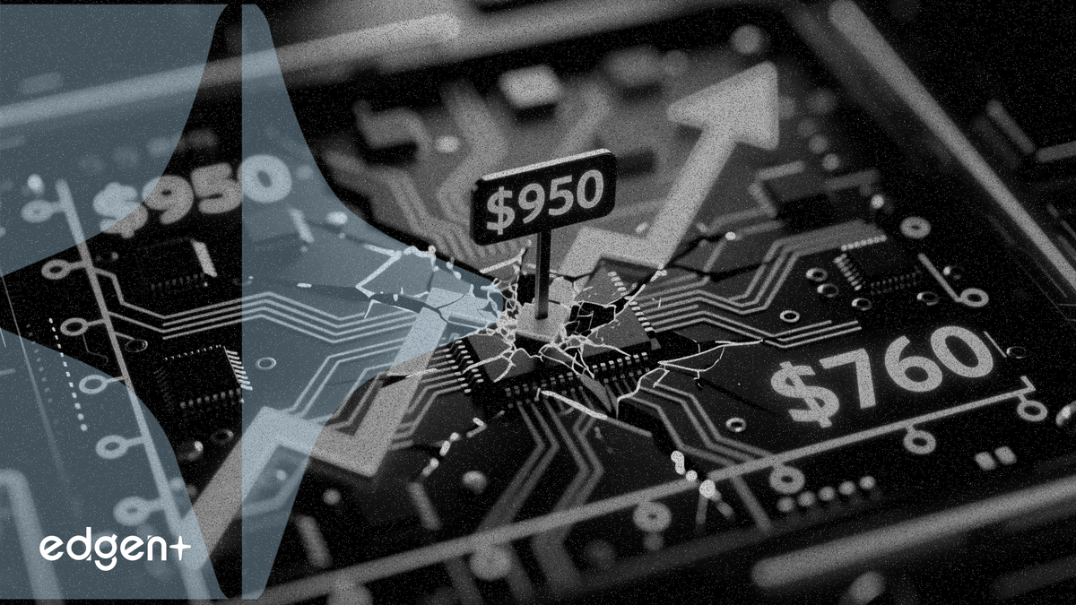 Micron noté à conserver à 950 $ avec un objectif de repli vers 760 $
