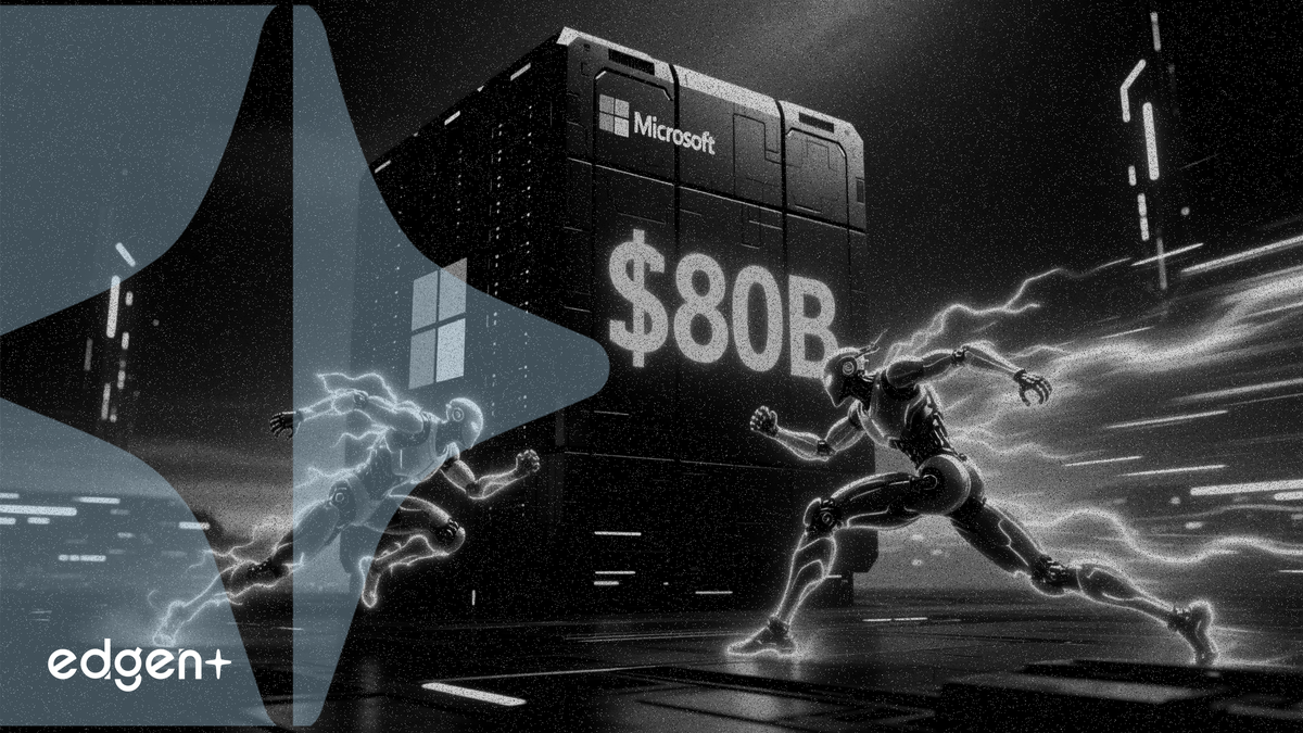 마이크로소프트의 800억 달러 규모 데이터 센터 확장 중단, 경쟁사들에 AI 주도권 내줘