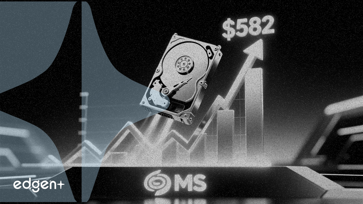 モルガン・スタンレー、シーゲイトを「トップピック」に指定、目標株価を24%引き上げ582ドルに