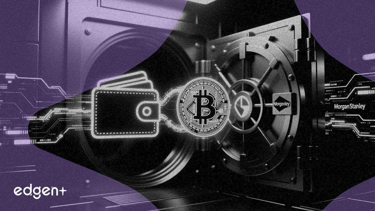 摩根士丹利比特币 ETF 钱包公开，包含 2 个地址