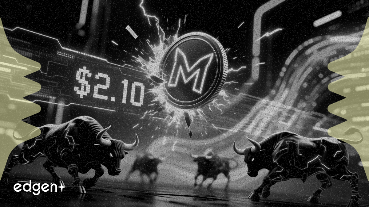 Morphoトークンが10%上昇、強気派が2.10ドルの抵抗線を試す展開