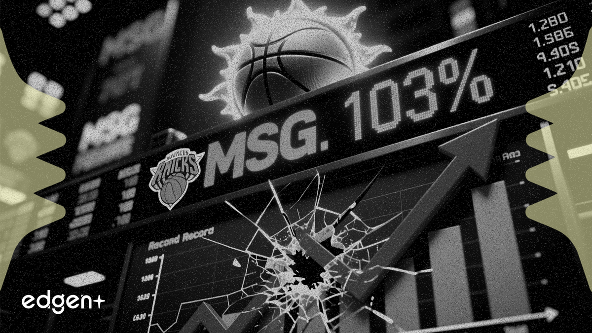 MSG体育股票飙涨103%创历史新高 尼克斯剑指总冠军