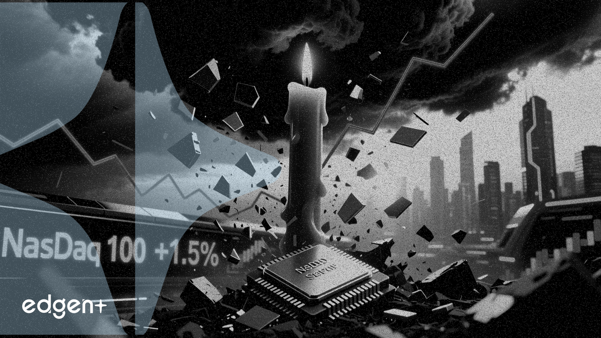 나스닥 100 선물 1.5% 상승, 반도체주 급락 반등