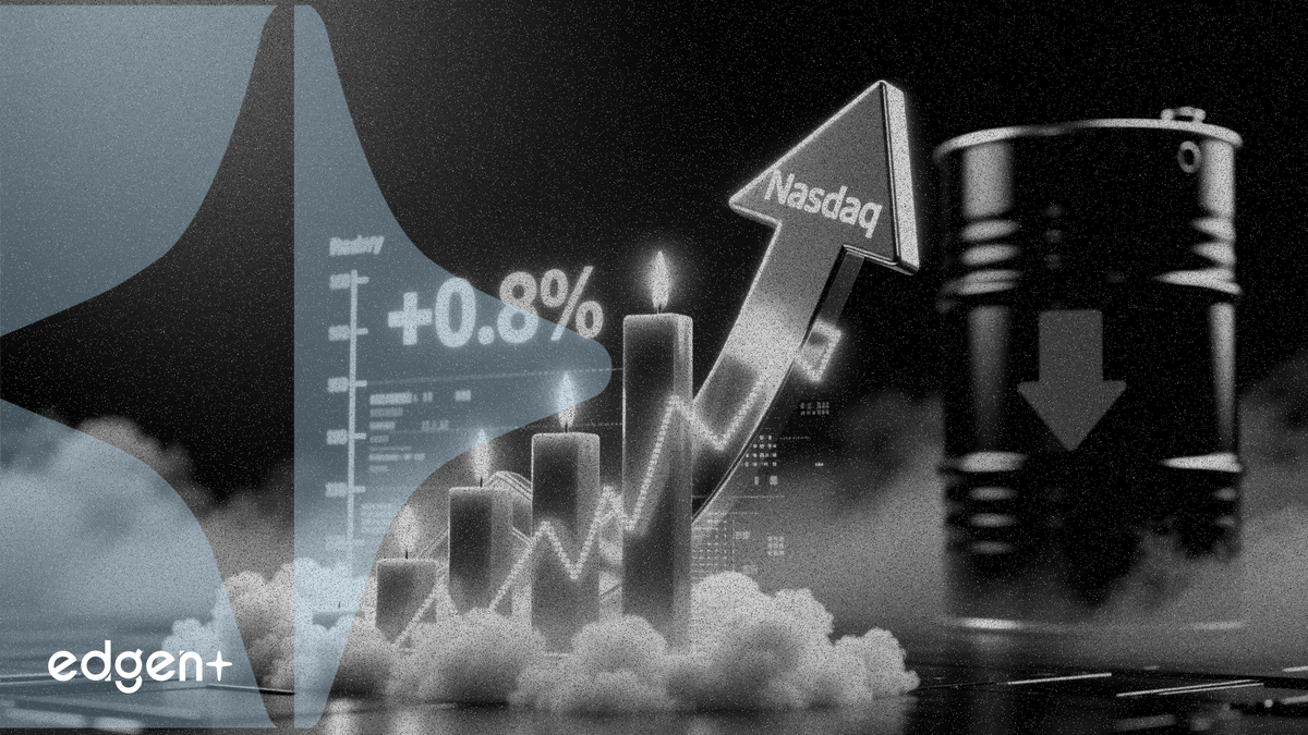 納斯達克100指數期貨上漲0.8%，科技股漲勢延續、油價回落