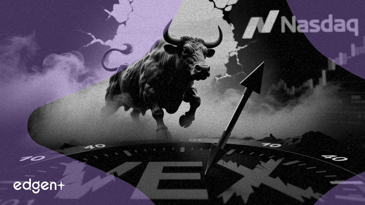 納斯達克受局勢降溫希望推動上漲逾 1%，但恐慌指標依然高企