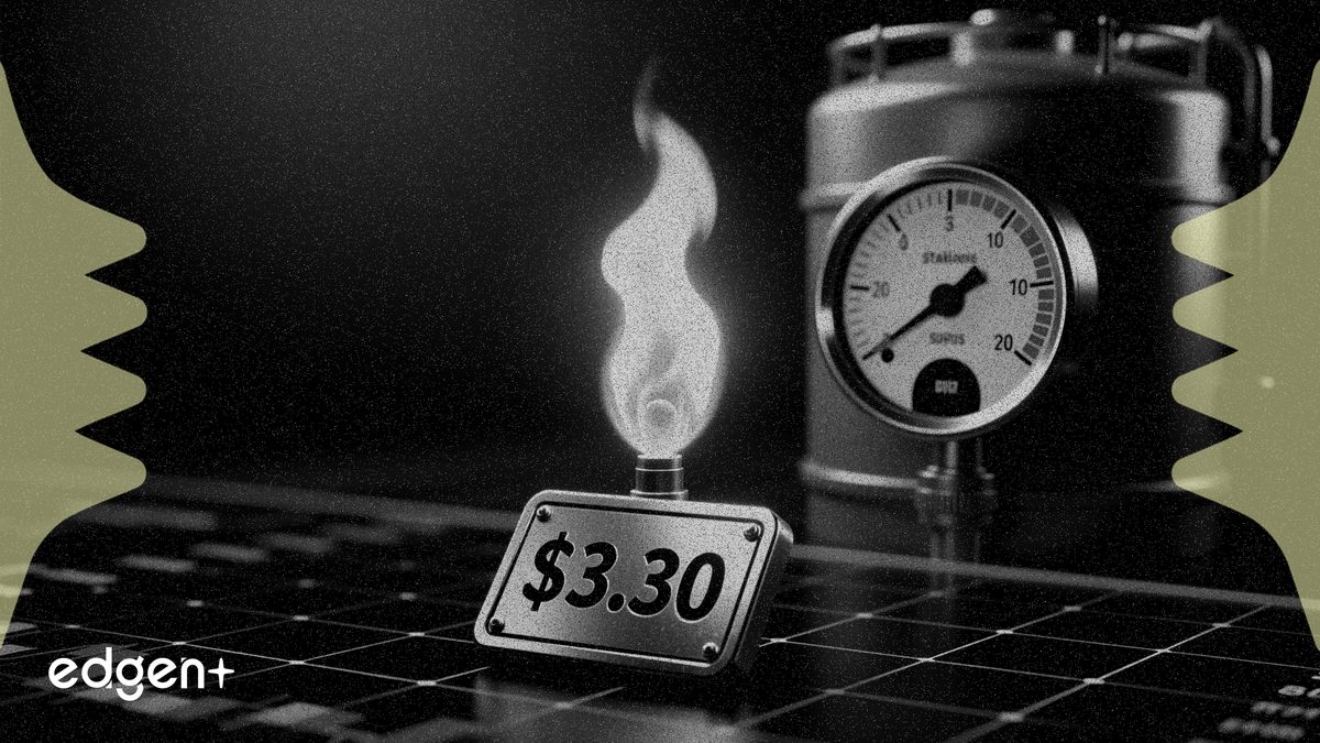 Natural gas futures hold above $3.30 as storage surplus narrows