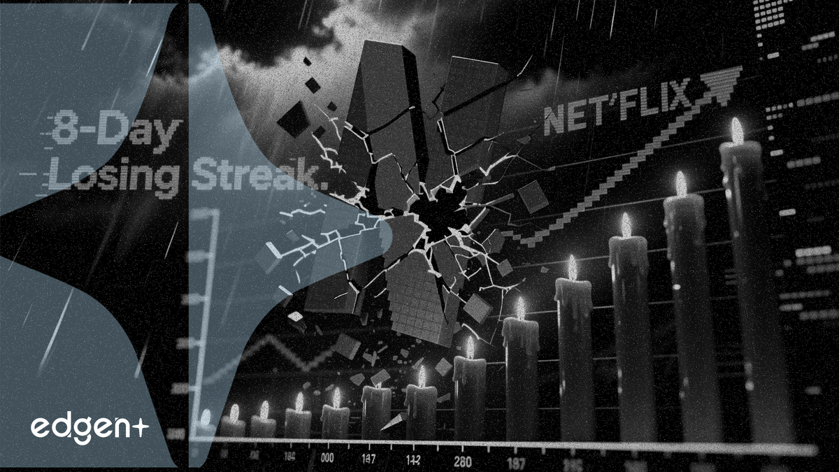 Netflix extiende su racha de pérdidas a 8 días, la peor desde 2022