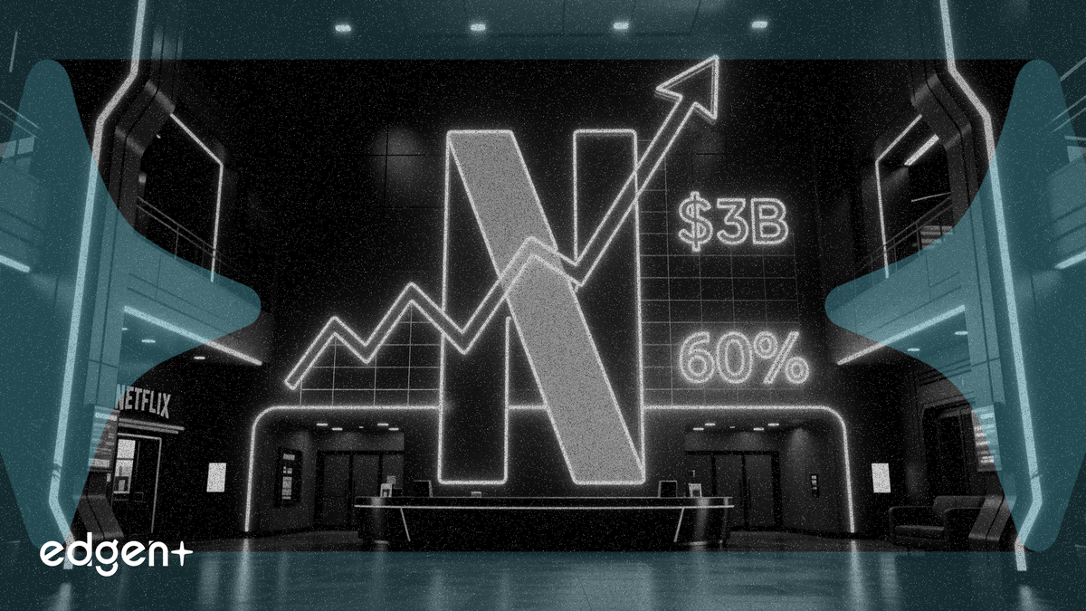 Netflix targets $3B ad revenue as ad-tier sign-ups reach 60%