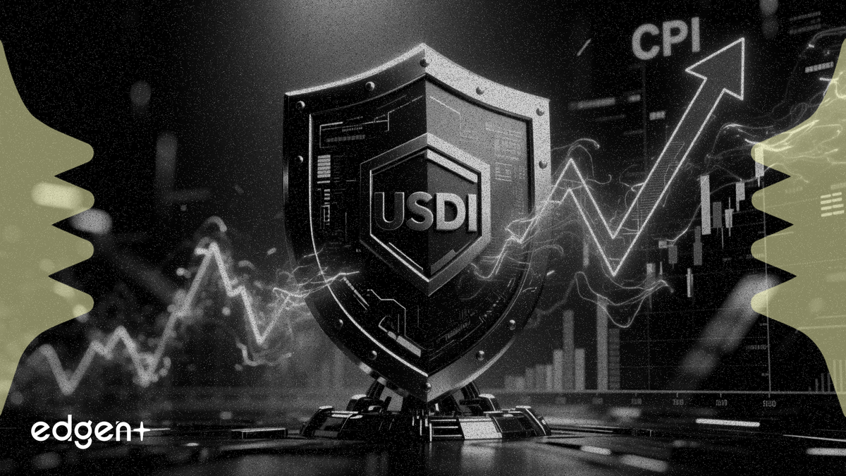 新型通膨掛鉤穩定幣 USDi 發布，旨在應對 0.9% 的 CPI 漲幅