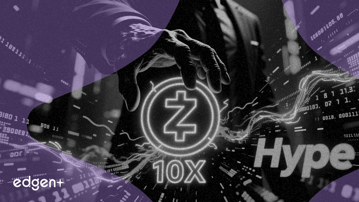 새로운 고래, 10배 레버리지로 Zcash와 Hype에 370만 달러 베팅
