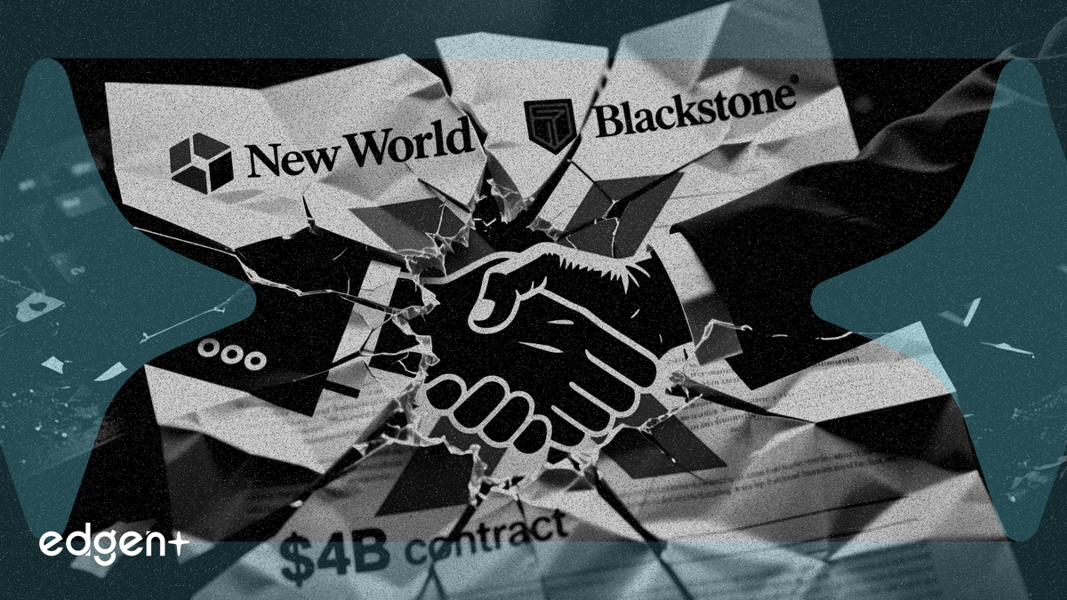 New World pone fin al acuerdo de 4.000 millones de dólares con Blackstone por problemas de control