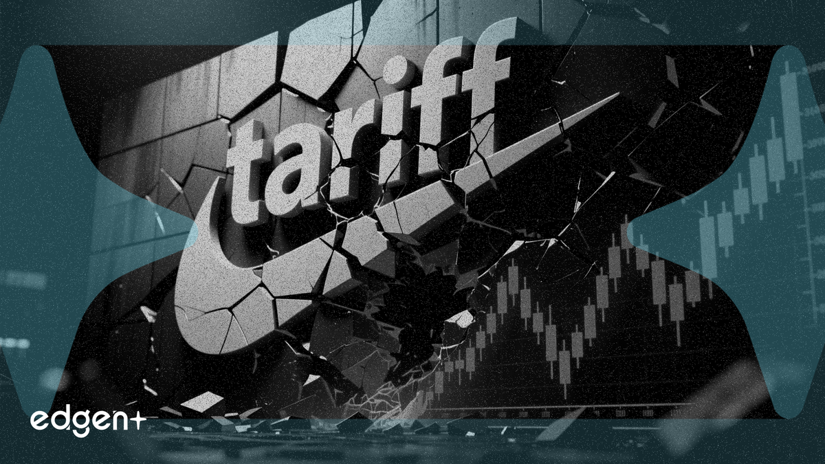 ナイキ株が30％下落、15億ドルの関税打撃が重荷に