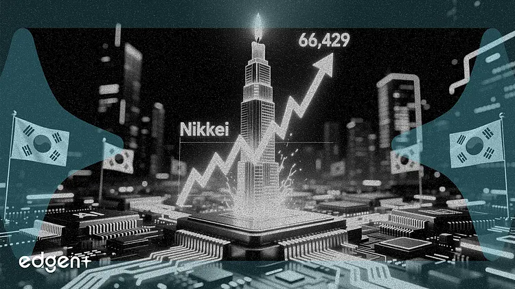 日経平均株価が6万6429円で史上最高値を更新、AI半導体ラリーが日本・韓国株を押し上げ