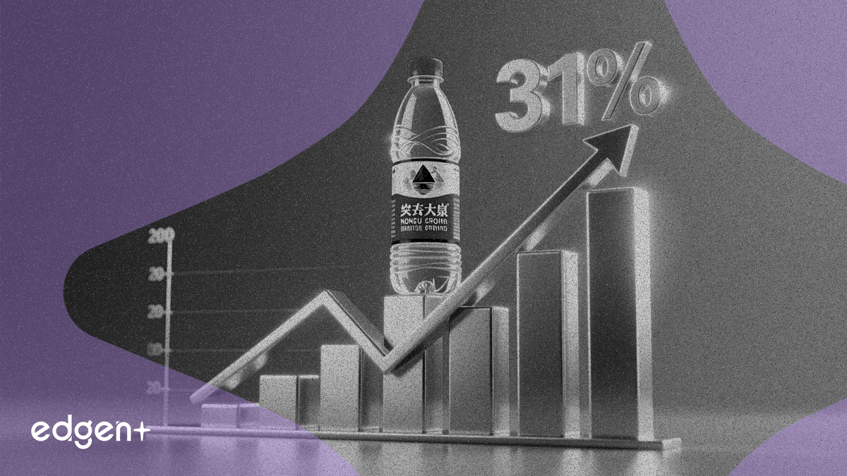 Lợi nhuận Nongfu Spring tăng 31% nhờ doanh số mạnh mẽ