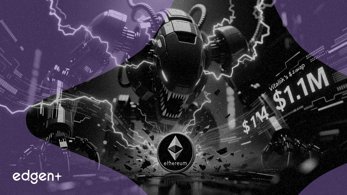 知名 MEV 機器人動用 110 萬美元對 Vitalik Buterin 的 4 美元交易發起攻擊