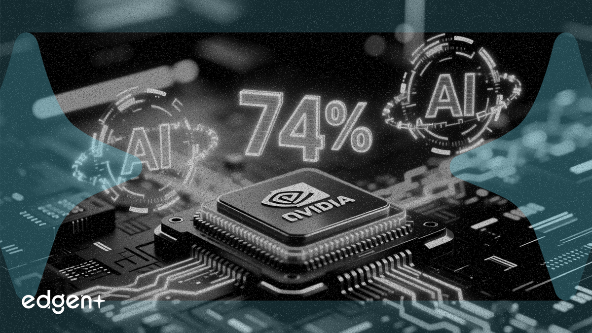 Nvidia holds 74% of its portfolio in 2 AI stocks
