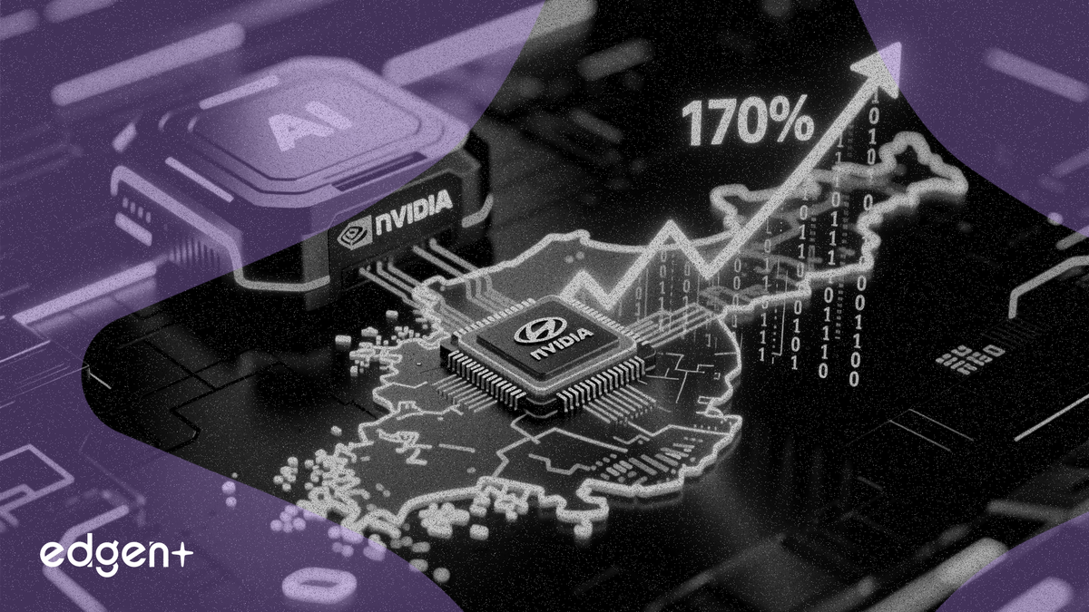 엔비디아-현대차, 한국 AI R&D 허브 구축 막바지 협상…韓 반도체 수출 170% 급증