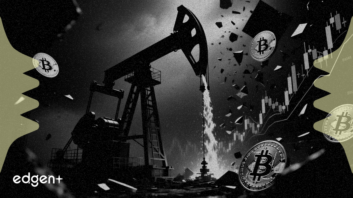 유가 5.3% 상승하여 105달러 기록, 비트코인 및 주식 상승분 상쇄